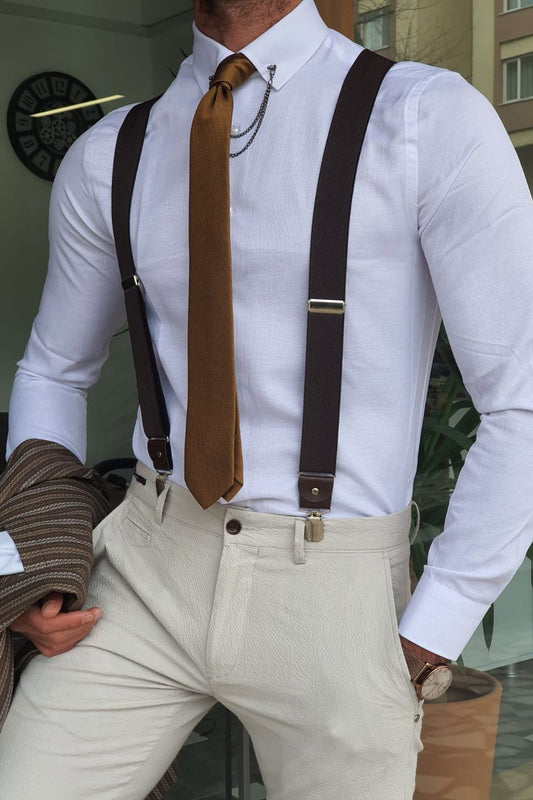 Suspensório Masculino Ajustável - Elegância Tradicional