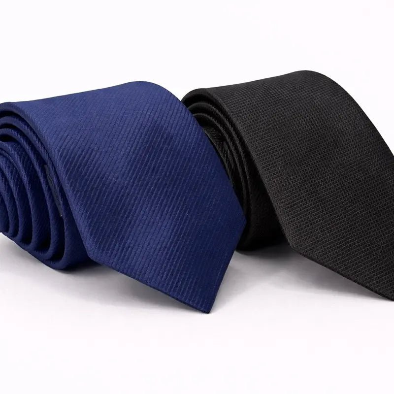 Kit 2 Gravatas Slim Masculinas Premium - Elegância para Cada Ocasião