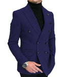 Formal 2025 New Burgundy Red Grey Lapel Tux Men Slim Fit Suits Coat Jacket Custom Made For Wendding Party Woolen cloth