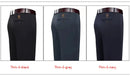29-42 Men's Summer Thin Fashion Business Casual Suit Pants Long Pants Men's Elastic Straight Sleeve Formal Pants Plus Size 28-40