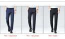29-42 Men's Summer Thin Fashion Business Casual Suit Pants Long Pants Men's Elastic Straight Sleeve Formal Pants Plus Size 28-40