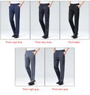 29-42 Men's Summer Thin Fashion Business Casual Suit Pants Long Pants Men's Elastic Straight Sleeve Formal Pants Plus Size 28-40