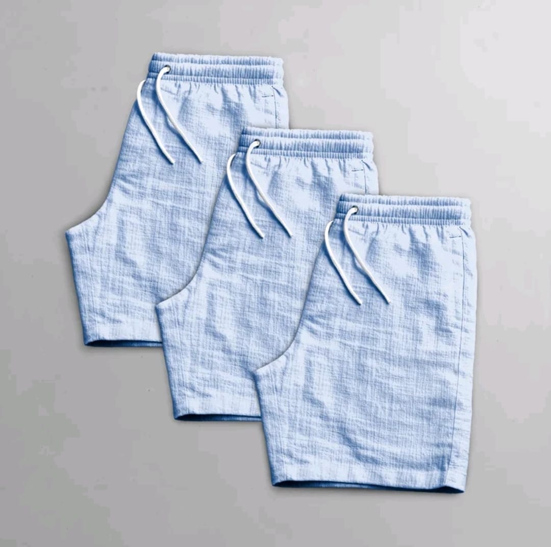 Kit Shorts Masculino Linho - Monte Seu Guarda-Roupa de Verão