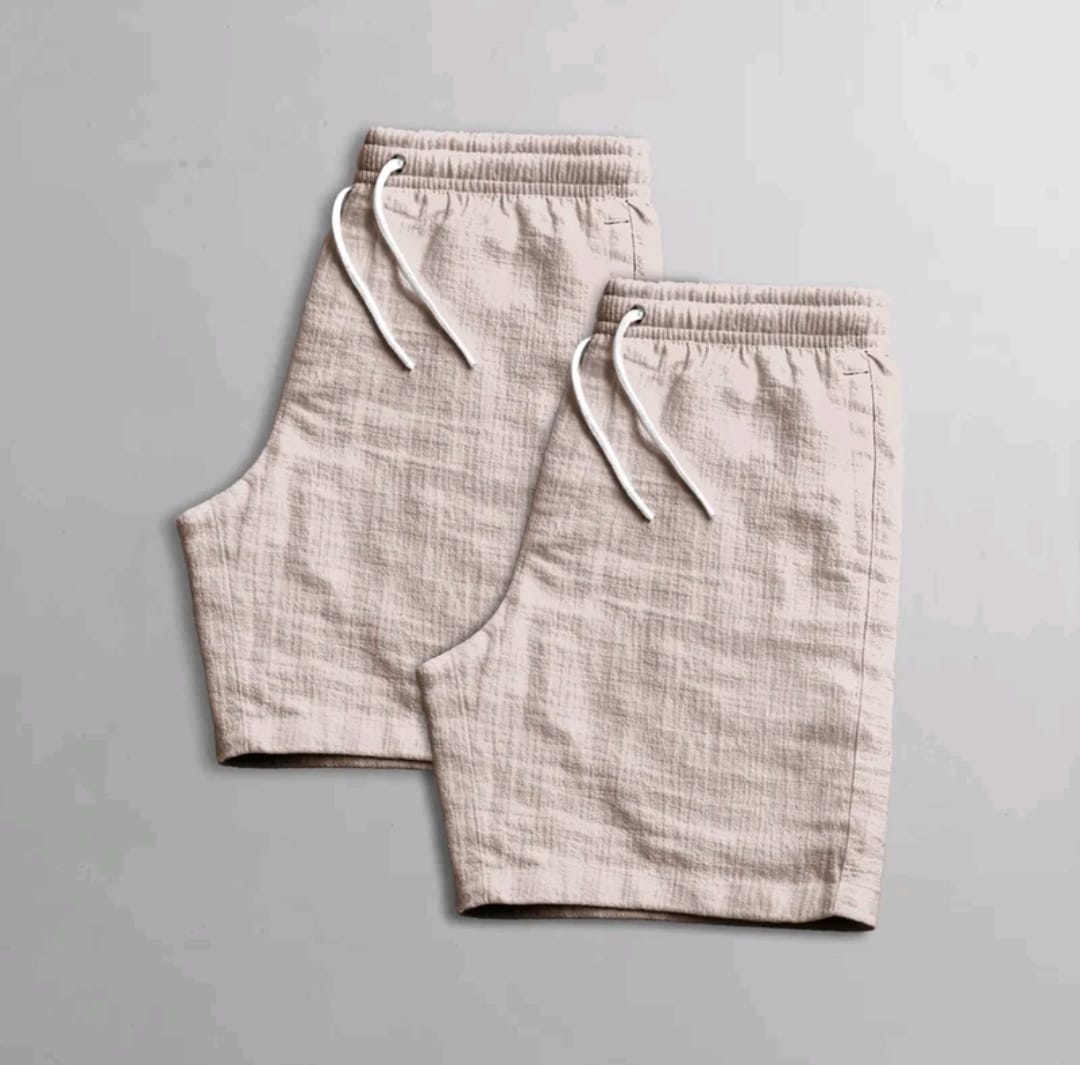 Kit Shorts Masculino Linho - Monte Seu Guarda-Roupa de Verão