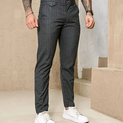 Calça Alfaiataria Slim  Xadrez Premium | Elegância com Personalidade