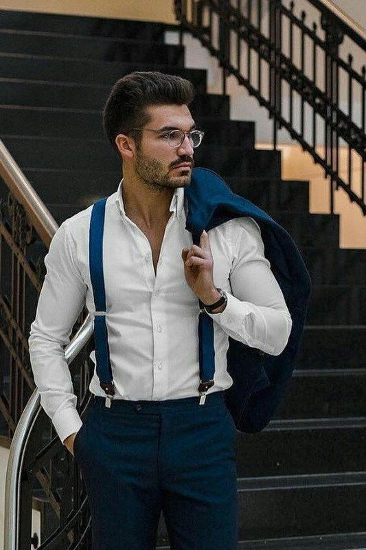Suspensório Masculino Ajustável - Elegância Tradicional