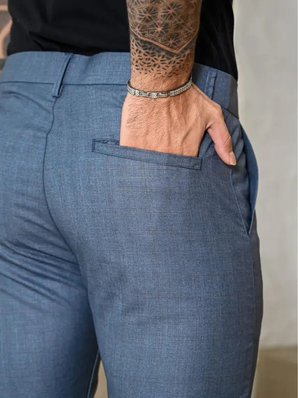 Calça Alfaiataria Slim  Xadrez Premium | Elegância com Personalidade