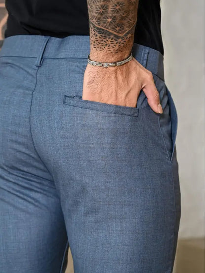 Calça Alfaiataria Slim  Xadrez Premium | Elegância com Personalidade
