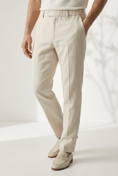 Calça Masculina com Linho - Conforto Leve e Versátil para o Verão