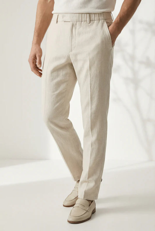 Calça Masculina com Linho - Conforto Leve e Versátil para o Verão