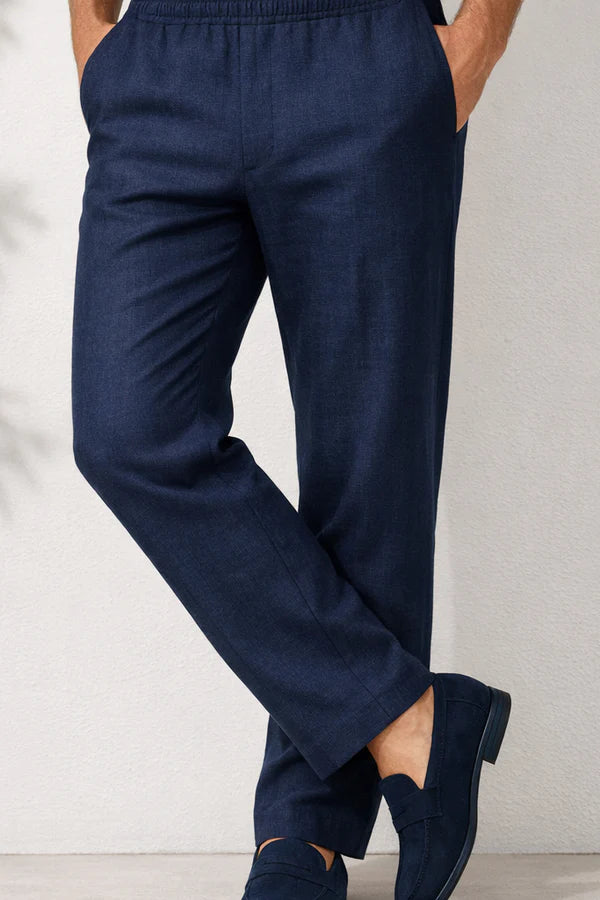 Calça Masculina com Linho - Conforto Leve e Versátil para o Verão