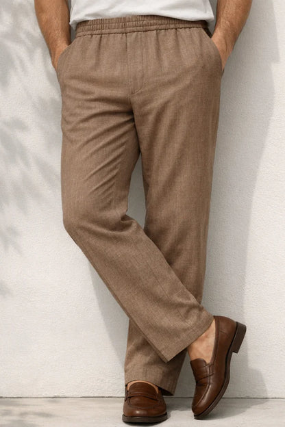 Calça Masculina com Linho - Conforto Leve e Versátil para o Verão