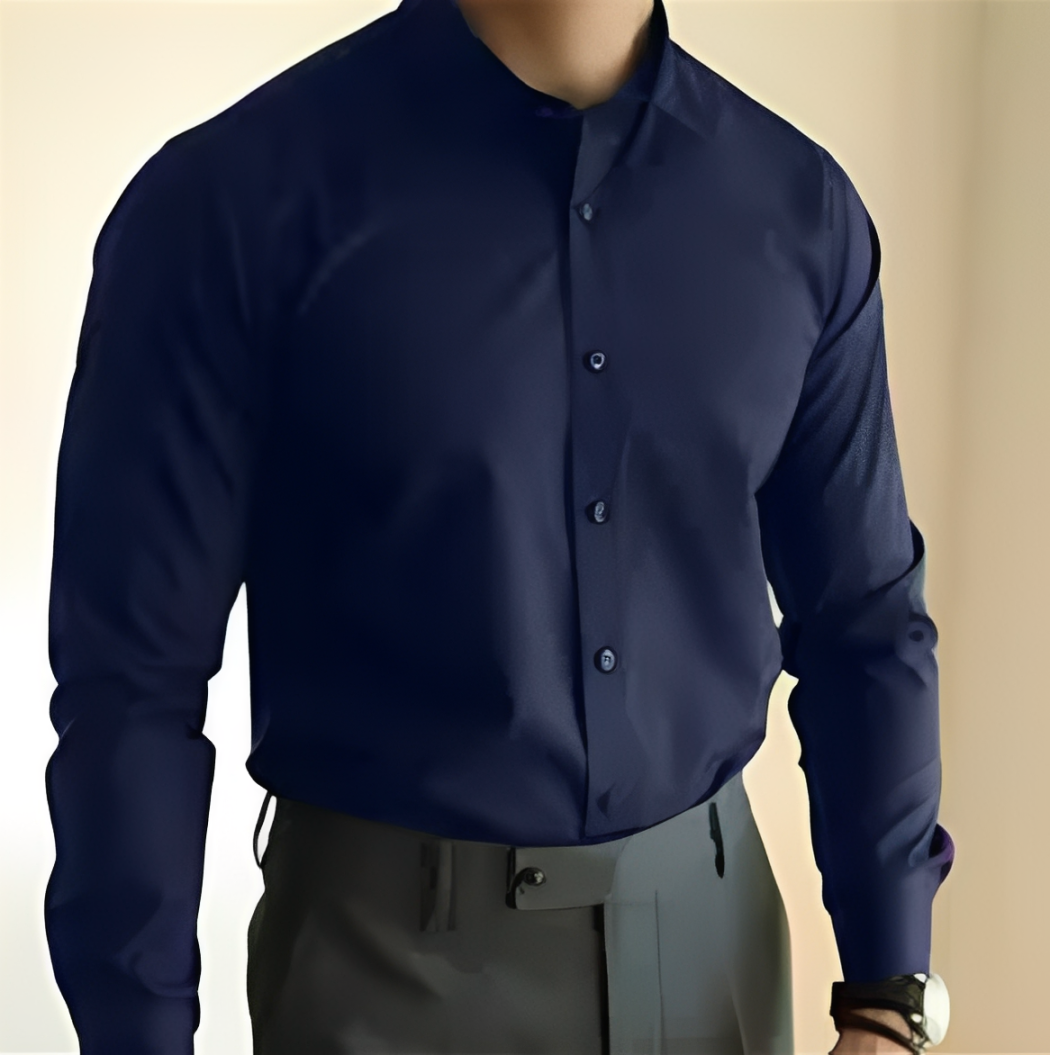Camisa Social Masculina Manga Longa - Premium
